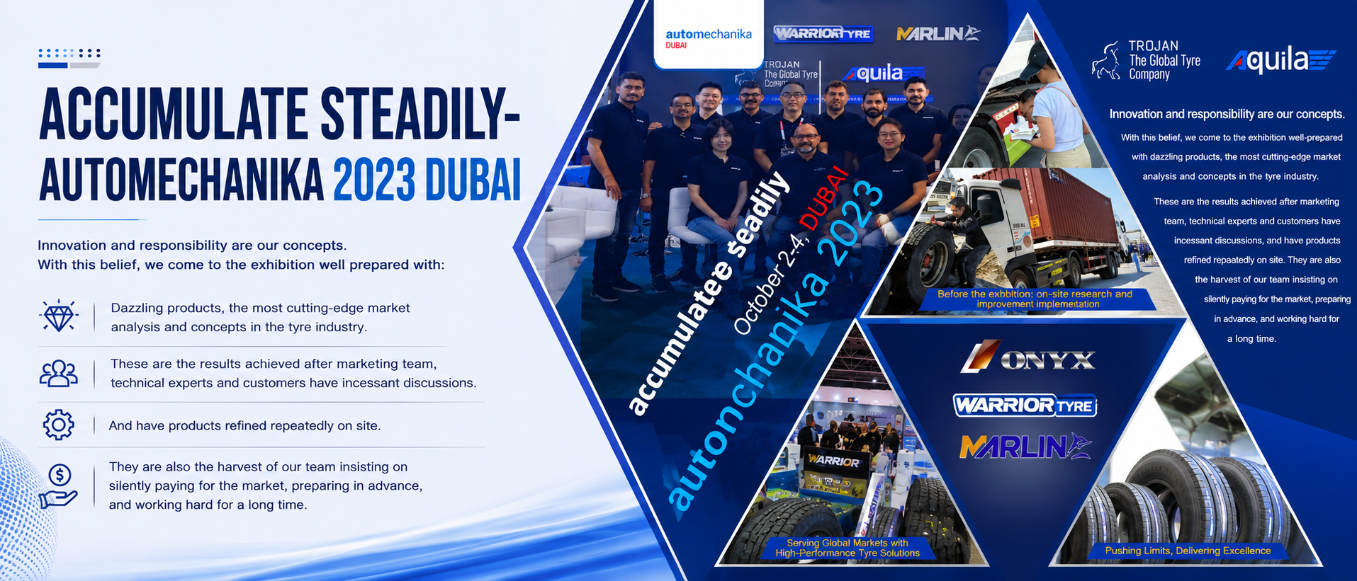accumulate steadily- automechanika 2023 DUBAI