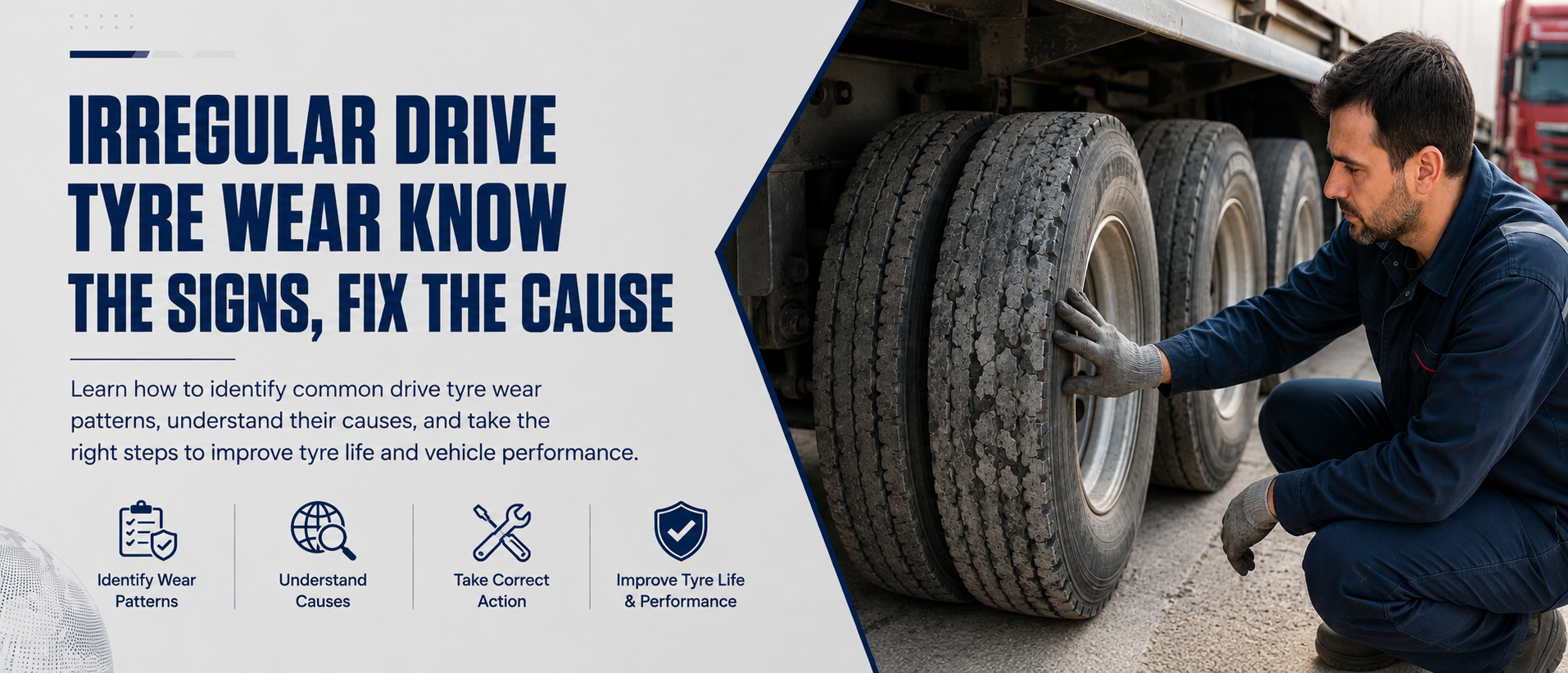 Irregular Drive Tyre Wear Know the Signs, Fix the Cause