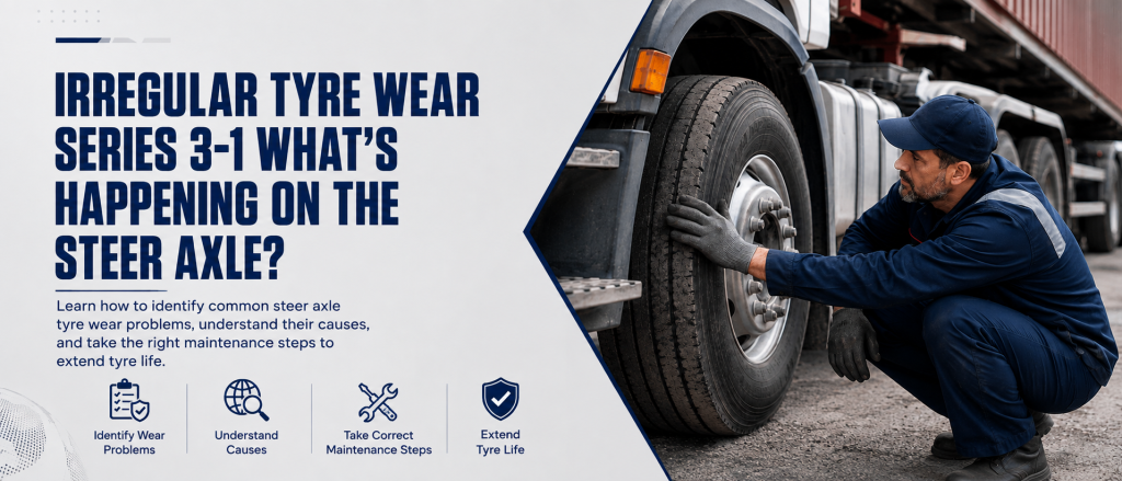 Irregular Tyre Wear Series 3-1 What’s Happening on the Steer Axle