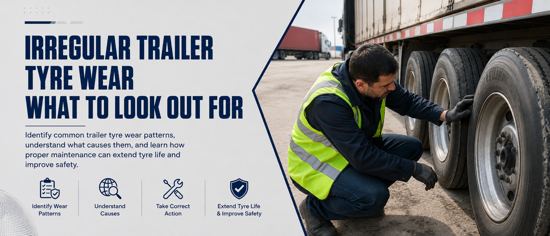 Irregular Trailer Tyre Wear What to Look Out For