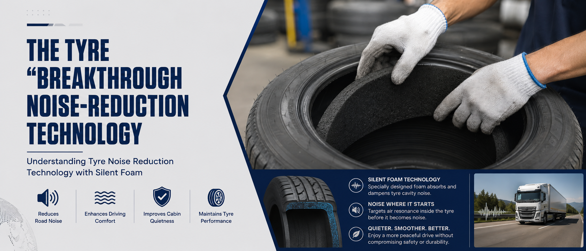 The Tyre Breakthrough Noise-Reduction Technology