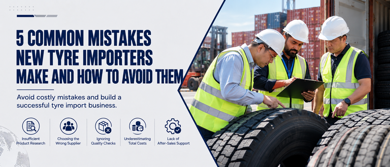 5 Common Mistakes New Tyre Importers Make and How to Avoid Them